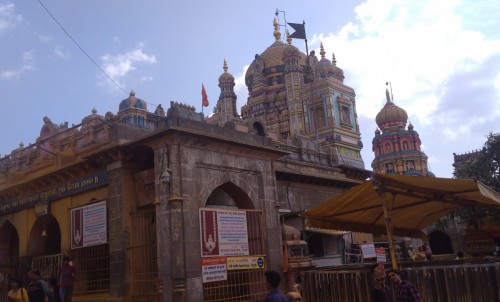 Jejuri Temple is located in the Jejuri town, which lies to the southeast of the Pune city of Maharashtra. The town is known for being the venue of one of the revered temples in the state, known as the Khandobachi Jejuri.The temple is dedicated to Khandoba, also known as Mhalsakant or Malhari Martand or Mylaralinga. Khandoba is regarded as the 'God of Jejuri' and is held in great reverence by the Dhangars. The temple was the site of a historic treaty between Tarabai and Balaji Bajirao on 14 September 1752