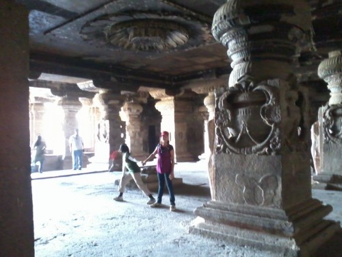 Ellora is a UNESCO World Heritage Site located in the Aurangabad district of Maharashtra, India. It is one of the largest rock-cut monastery-temple cave complexes in the world, featuring Jain, Buddhist and Hindu, monuments, and artwork, dating from the 600–1000 CE period.Cave 16, in particular, features the largest single monolithic rock excavation in the world, the Kailasha temple, a chariot shaped monument dedicated to Lord Shiva. The Kailasha temple excavation also features sculptures depicting the gods, goddesses and mythologies found in Vaishnavism, Shaktism as well as relief panels summarizing the two major Hindu Epic