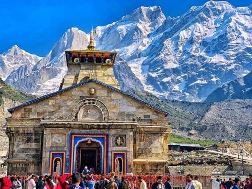 Kedarnath has been a pilgrimage centre since the ancient times, although it is not certain who constructed the original Kedarnath temple and when. A mythological account ascribes the temple's construction to the legendary Pandava brothers mentioned in the Mahabharata. However, the Mahabharata does not mention any place called Kedarnath. One of the earliest references to Kedarnath occurs in the Skanda Purana (c. 7th-8th century), which names Kedara (Kedarnath) as the place where Shiva released the holy water from his matted hair, resulting in the formation of the Ganges river.

According to the hagiographies based on Madhava's Sankshepa-shankara-vijaya, the 8th century philosopher Adi Shankara died near the Kedaranatha (Kedarnath) sanctuary; although other hagiographies, based on Anandagiri's Prachina-Shankara-Vijaya, state that he died at Kanchi. The ruins of a monument marking the purported resting place of Shankara are located at Kedarnath.[5] Kedarnath was definitely a prominent pilgrimage centre by the 12th century, when it is mentioned in Kritya-kalpataru written by the Gahadavala minister Bhatta Lakshmidhara