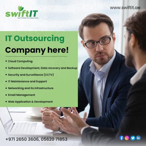 One of the top IT outsourcing companies in Abu Dhabi is SwiftIT. Contact us right away for the best services.

Feel free to get in touch with us:

???? +971-26503606, 0562071853

???? https://swiftit.ae/