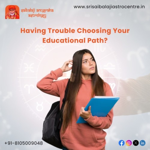 Are you having trouble navigating the many options to find your dream career in education. Sri Sai Balaji Astrocentre help you! We will provide you with individualized consultations and professional guidance to help you find the ideal fit for your interests and abilities.

???? Contact us @: +91 8105009048 

???? Click Here: https://www.srisaibalajiastrocentre.in/