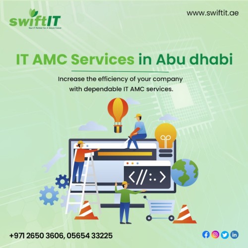 You can find knowledgeable experts and assistance at SwiftIT, the best service company in IT AMC Abu Dhabi. Provides IT infrastructure, hardware and software support, servers and storage, network, repair and maintenance services.

Feel free to get in touch with us:

???? +971-26503606, 0562071853

???? https://swiftit.ae/