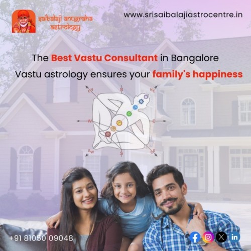 Ensuring your family's happiness and well-being is crucial. Vastu Shastra is a key to a successful life and happiness. Consult Srisai Balaji Astrology for vastu shastra.
 
Phone: +91 8105009048
 
Website: https://www.srisaibalajiastrocentre.in/