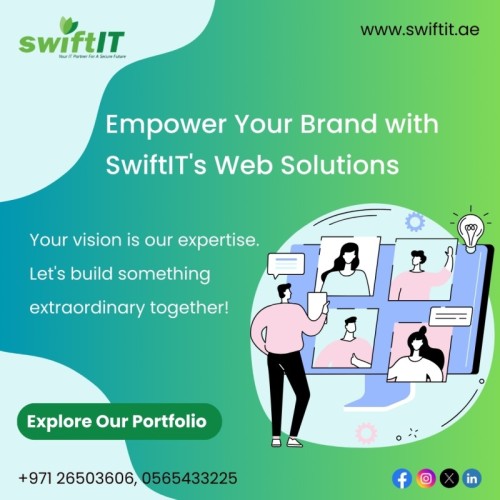 Transform your online presence with SwiftIT's cutting-edge web design and development services. With over a decade of experience, we specialize in creating bespoke digital solutions tailored to your needs. Dive into our portfolio now and witness the magic of innovation!

???? +971-26503606, 0565433225

???? https://swiftit.ae/