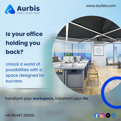 Ready to unlock your full potential at work Space?

Elevate your environment and watch your productivity soar. Your workspace reflects your mindset. Let's transform it together for success!

???? Book your Work space now! +91 8046720000

???? For More Info: https://aurbis.com/