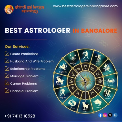 Shirdi Sai Krupa, the best astrologer in Bangalore and BTM Layout, offers a wide range of personalized astrological services to guide you towards a brighter future. With many years of experience and profound knowledge of Vedic astrology, Shirdi Sai Krupa provides accurate future predictions, effective remedies for marital problems, and insightful career and financial guidance.
 
Contact us: +91 74113 18528

Visit our website: https://www.bestastrologersinbangalore.com/