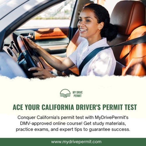 Prepare for your California DMV permit test with our comprehensive practice test course. Access study guides and realistic practice exams to ace your DMV test.

https://mydrivepermit.com/product/driver-study-guide-practice-exams/