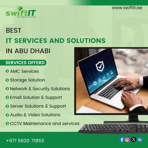 Discover the best IT services and solutions in Abu Dhabi! We offer AMC services, storage solutions, network security, email support, server solutions, audio/video solutions, and CCTV maintenance.

Contact us today!

???? +971 562071853

???? https://swiftit.ae/