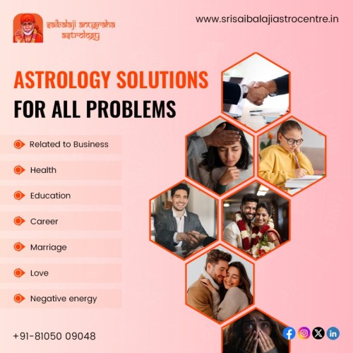 Unlock the secrets to a harmonious life with the guidance of Srisaibalaji.  Our experts provide solutions for all your challenges—be it in business, health, education, career, marriage, love, or overcoming negative energy.

Call us: +91 8105009048

Visit us: https://www.srisaibalajiastrocentre.in/