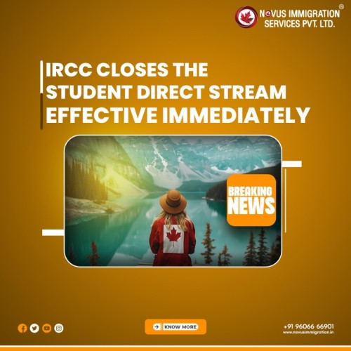 Canada ends the Student Direct Stream (SDS Category) visa programs, effective immediately.

As of November 8, 2024, IRCC has ended the Student Direct Stream (SDS) program for student visa processing. SDS provided faster study permits for students meeting specific criteria from select countries.

Call to discuss at +91 9606666901, +91 9606666902

Visit our website: https://www.novusimmigration.com/

#CanadaImmigration #SDSProgram #InternationalStudents #canada #studentvisa #novusupdates