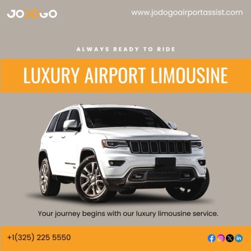 Experience world-class Luxury Limousine Services with Jodogo! ????✨ Whether you're arriving or departing, our premium chauffeured limousines ensure comfort, elegance, and convenience from airport to destination.

Book Now: www.jodogoairportassist.com

Call: +1(325) 225 5550

#AirportAssist #AirportAssistance #AirportServices #LHRAirport #DxbAirport #ChangiAirport #SydneyAirport #LuxuryWorldTraveler #AmericanExpress #BritishAirways #VIP #Visa #LHR #DXB #AUH #LAX #ICN #DFW #ORD #DEL #MIA #Jeddah #RUH #EWR #JFK #AirportSpecialAssistance #AirportMeetandGreet #AirportAssistanceServices #VIPConciergeServices #AirportFastTrackServices #VIPAirportAssistance #AirTravelAssistance #AirportWheelChairAssist #AirportTransfer #AirportLimousine #JodogoAirportAssist