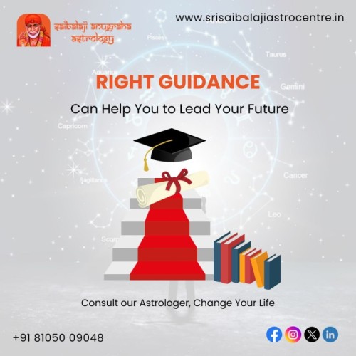 Your education is the foundation of your future! But are you on the right path? Sri Sai Balaji guides the way to success; you can discover your educational destiny and make decisions according to the stars.

Phone us: +91 8105009048

Our website: https://www.srisaibalajiastrocentre.in/

#ShapeYourFuture #AstrologyForEducation #EducationalGuidance #AstrologySolutions #AstrologyExperts #SriSaiBalajiAstrocentre #BestAstrologer #Bangalore